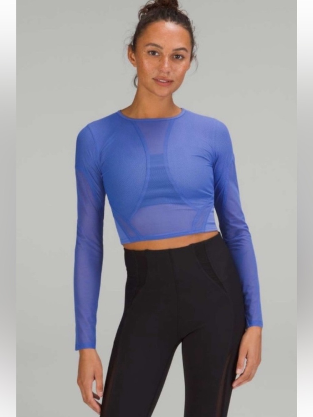 lululemon athletica Periwinkle Long-Sleeve Performance Tee
